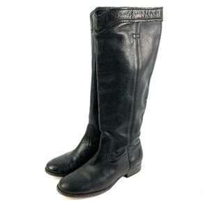 Frye Womens Tall Boots 8 Cora Roper Soft Black